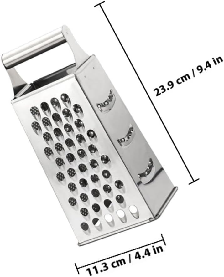 Stainless Steel Vegetable Grater Multi Functional Food Shredder With Non Slip Handle - Image 2